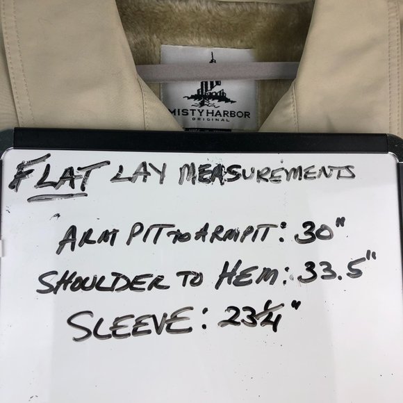 NEW - Misty Harbor Original "Agatha" Button Front Trench Coat Minimalist Classic - Picture 16 of 17